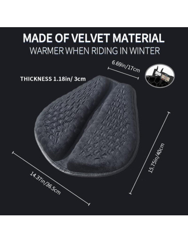 Cojín de Asiento de Gel Feiteplus con Estructura 3D Antideslizante