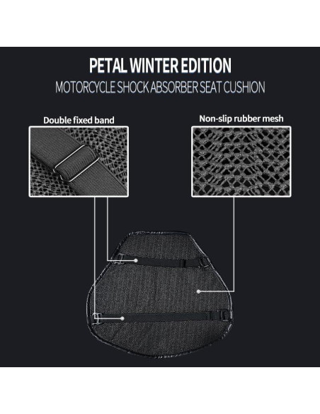Cojín de Asiento de Gel Feiteplus con Estructura 3D Antideslizante