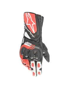 Guantes de motocicleta Alpinestars SP-8 V3 3XL Negro/Blanco/Rojo