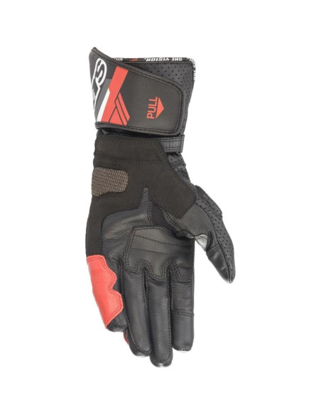 Guantes de motocicleta Alpinestars SP-8 V3 3XL Negro/Blanco/Rojo