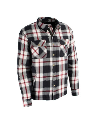 Camisa de Flanela con Armadura Milwaukee Leather MPM1635 - Forrada en Kevlar
