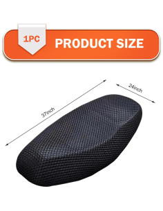 Funda de Asiento de Motocicleta Opuweiy 95x60cm Antideslizante 2