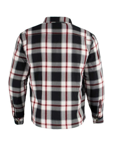 Camisa de Flanela con Armadura Milwaukee Leather MPM1635 - Forrada en Kevlar