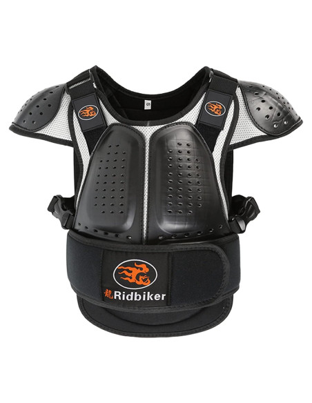 Protector de Pecho RIDBIKER para Niños - Chaleco Motocross Ajustable