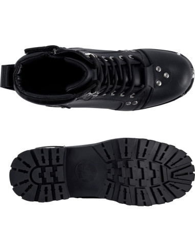 Botas de combate de cuero PU para hombre impermeables 30.3 cm