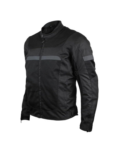 Chaqueta de Motocicleta Vance Leather Hombre CE Negra M