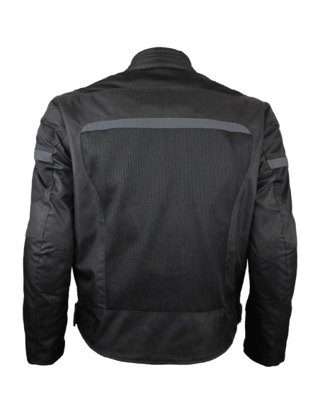 Chaqueta de Motocicleta Vance Leather Hombre CE Negra M