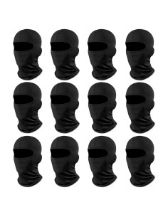 12 Piezas Máscaras Balaclava UV Refrigerantes para Verano