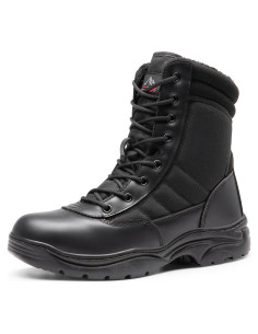 Botas Tácticas NORTIV 8 para Hombre con Cremallera Lateral