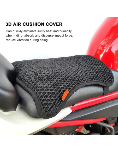 Cojín de Asiento de Motocicleta Refrigerante SaferCCTV M