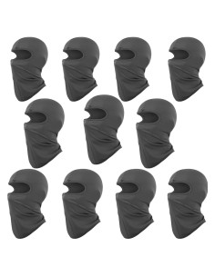 Mascarilla Balaclava Unisex 10 Pcs Gris Oscuro - Protector UV