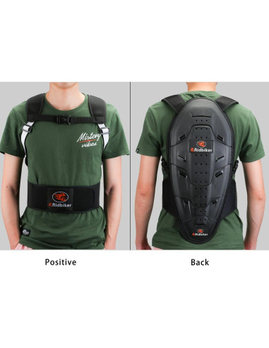 Protector de Espalda RIDBIKER Ajustable Unisex para Motocicleta