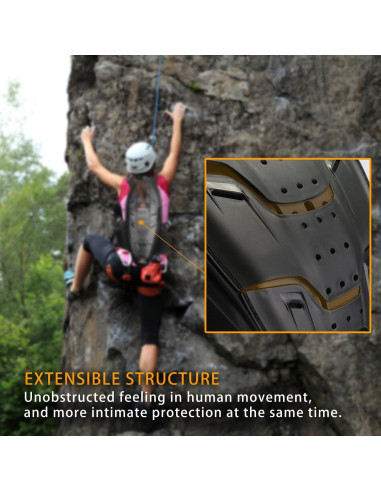 Protector de Espalda RIDBIKER Ajustable Unisex para Motocicleta