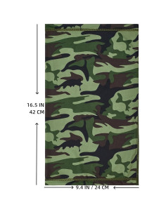 Gaiter Refrigerante Fousam para Cuello y Cara - Camo Woodland 2