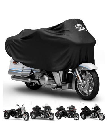Cubierta de Motocicleta KEMIMOTO KMF0313-00801BK Impermeable