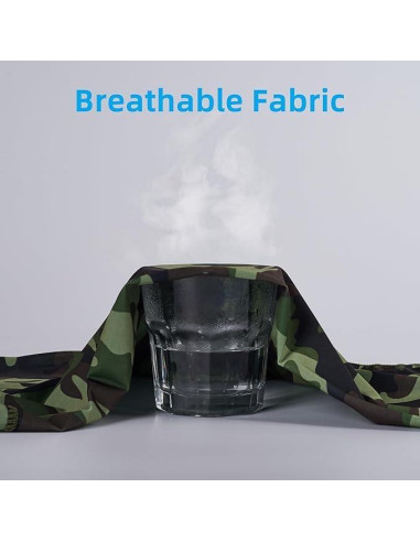 Gaiter Refrigerante Fousam para Cuello y Cara - Camo Woodland