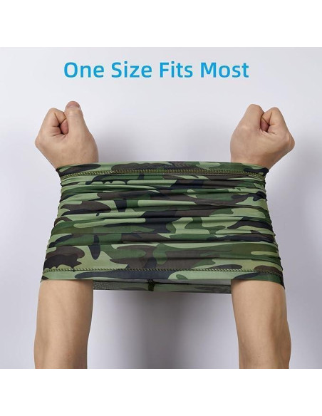Gaiter Refrigerante Fousam para Cuello y Cara - Camo Woodland