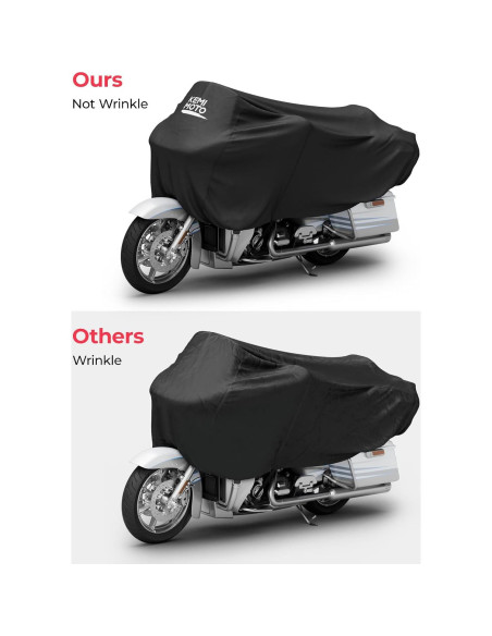 Cubierta de Motocicleta KEMIMOTO KMF0313-00801BK Impermeable