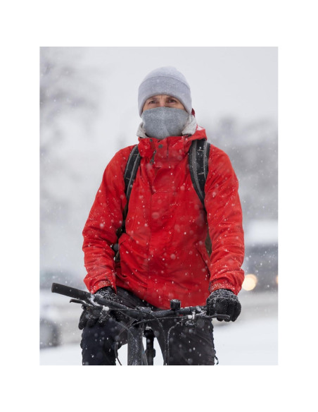 4 Calentadores de Cuello Forro Polar Invierno Unisex Ajustables