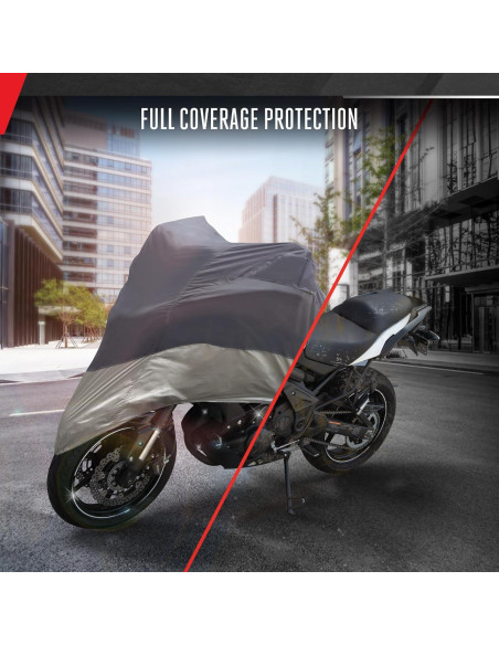 Cubierta de Motocicleta Motor Trend MCC542 Impermeable 203x89x119cm