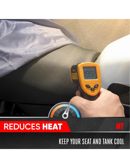 Cubierta de Motocicleta Motor Trend MCC542 Impermeable 203x89x119cm