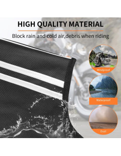 Cubierta de barra de choque AUFER para motocicleta Touring 1980-2024 2