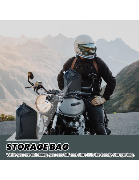 Cubierta de Motocicleta Rorweinooye Motozhao Universal Impermeable