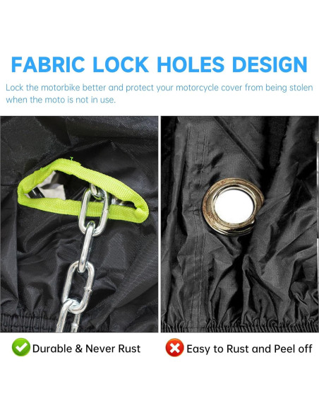 Cubierta de Motocicleta Rorweinooye Motozhao Universal Impermeable