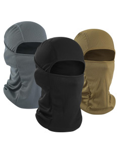 Máscara Balaclava WTACTFUL 3 Piezas Unisex - Ajuste Elástico