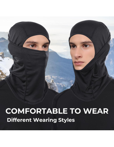 Máscara Balaclava WTACTFUL 3 Piezas Unisex - Ajuste Elástico