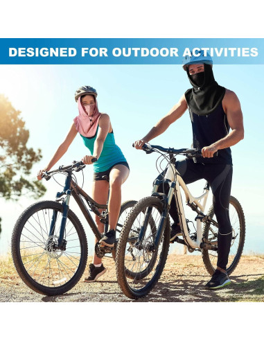 Balaclava LOKZEER Unisex Negra - Máscara de Esquí Transpirable