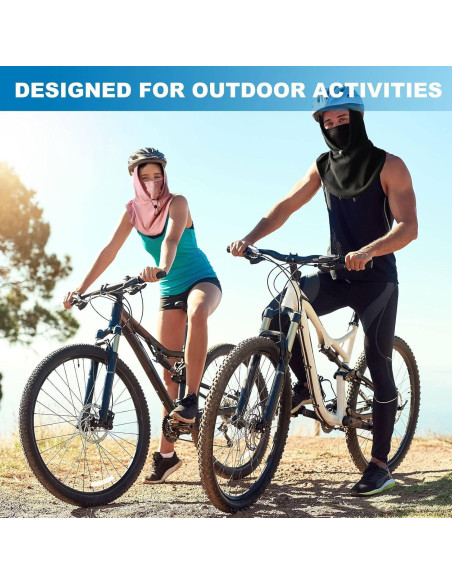 Balaclava LOKZEER Unisex Negra - Máscara de Esquí Transpirable