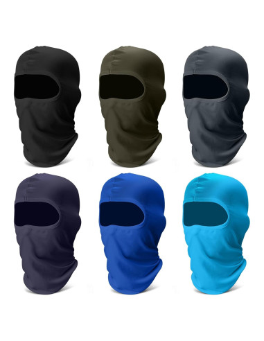 Fivali Balaclava Máscara Facial 6 Paquetes Unisex Transpirable