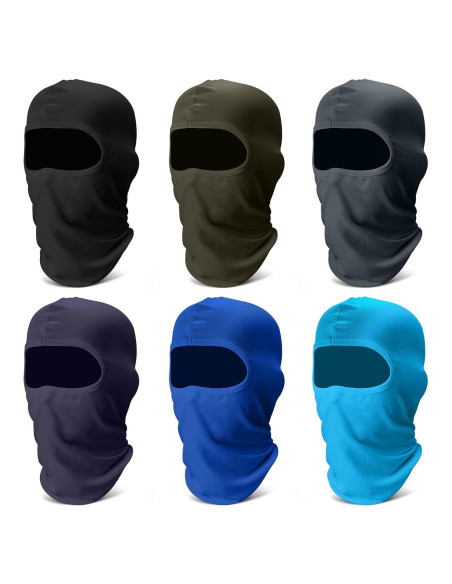 Fivali Balaclava Máscara Facial 6 Paquetes Unisex Transpirable