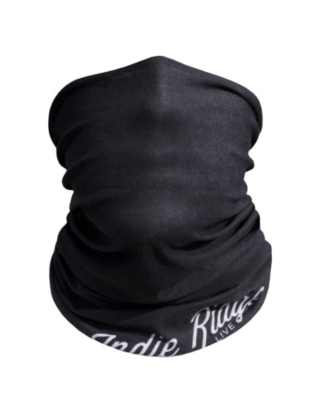 Máscara Facial Motocicleta Indie Ridge Negra Unisex - Transpirable