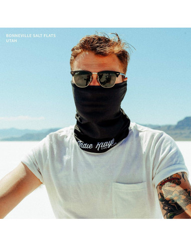 Máscara Facial Motocicleta Indie Ridge Negra Unisex - Transpirable