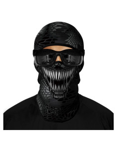 Máscara Balaclava 3D Táctica Unisex para Esquí y Motocicleta