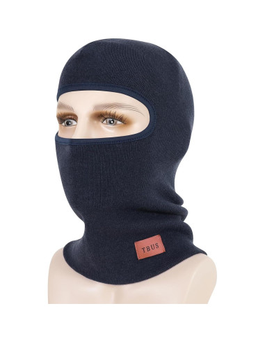 Balaclava Térmica a Prueba de Viento Unisex - Negro Azul