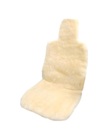 Funda de Asiento de Coche de Piel de Oveja Natural 142x58 cm
