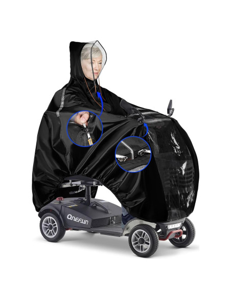 Cubierta de Lluvia ZHOUMADE para Scooter de Movilidad 180 cm