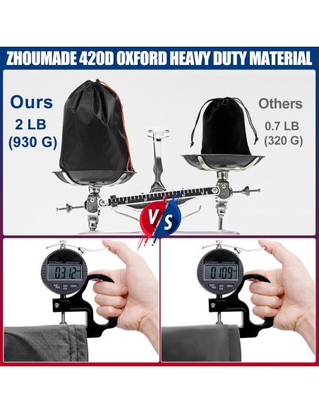 Cubierta de Lluvia ZHOUMADE para Scooter de Movilidad 180 cm