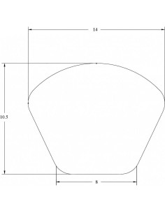 Almohadilla de Asiento Saddlemen SaddleGel - Piel de Oveja Grande 2