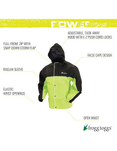 Chaqueta de lluvia reflectante Frogg Toggs Road Toad XX-Large 2