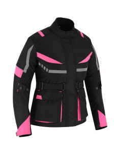 Chaqueta de Motocicleta para Mujeres Hive Moto JKT-1245 Rosa XL 2