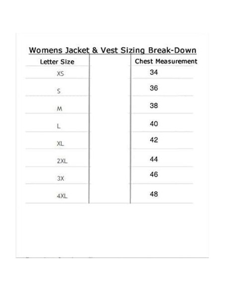 Chaleco de motocicleta de cuero negro mujer XX-Large con trenzado