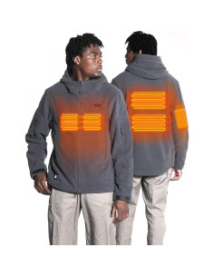 Chaqueta Calentada Antártica Gear 12V 16000mAh Forro Polar 2