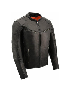 Chaqueta de Motocicleta Milwaukee Leather MLM1502 Cool-Tec Negra