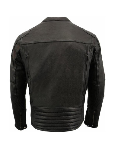 Chaqueta de Motocicleta Milwaukee Leather MLM1502 Cool-Tec Negra
