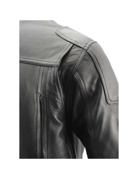 Chaqueta de Motocicleta Milwaukee Leather MLM1502 Cool-Tec Negra