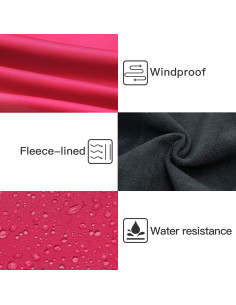 Chaqueta de Ciclismo de Invierno Souke Sports para Hombre, Cortaviento y Resistente al Agua 2